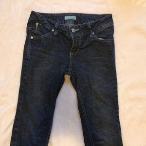 Dark Wash Straight Leg Jeans